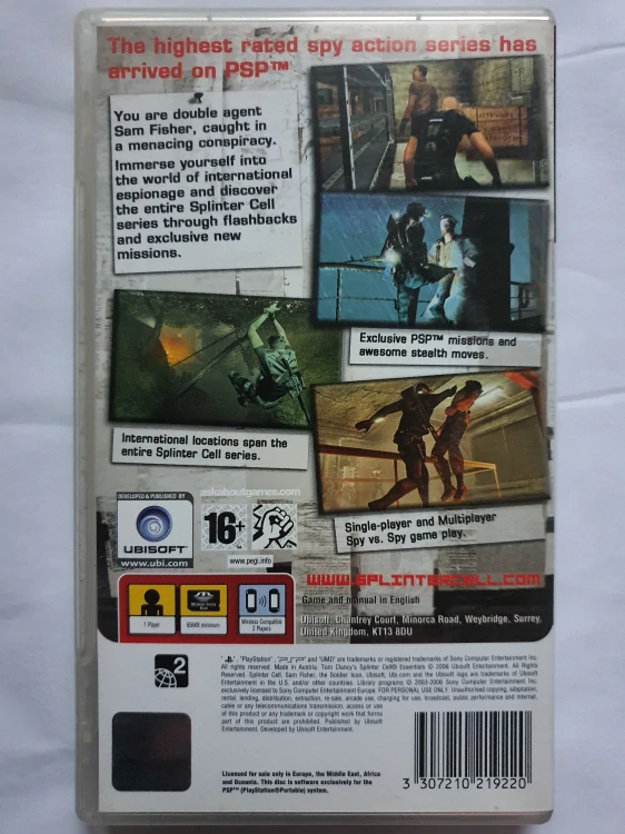 TOM CLANCY,S SPLINTER CELL ESSENTIALS -EN-