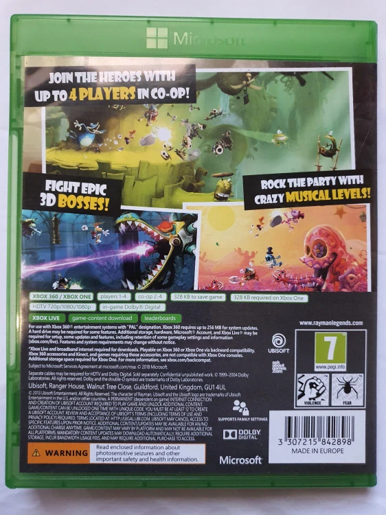 RAYMAN LEGENDS -EN-