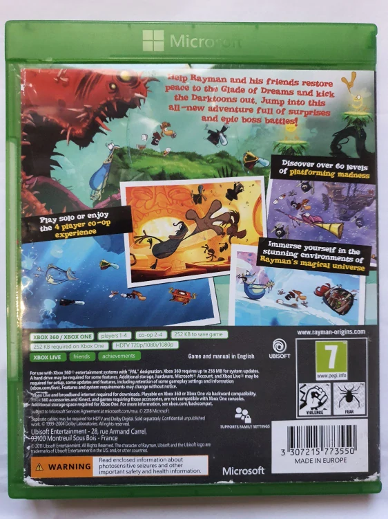 RAYMAN ORIGINS -EN-