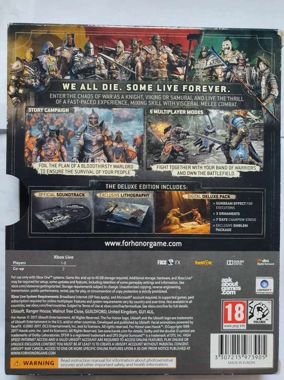 FOR HONOR - DELUXE EDITION -EN-