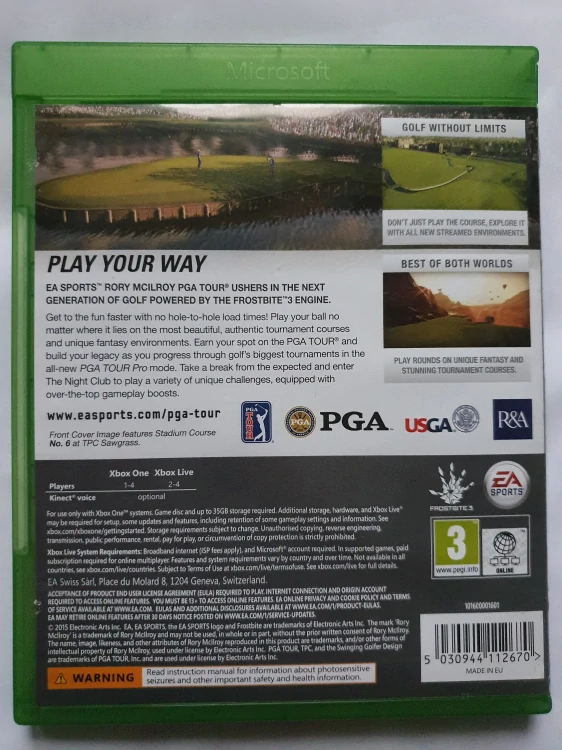 RORY MCILROY PGA TOUR -EN-