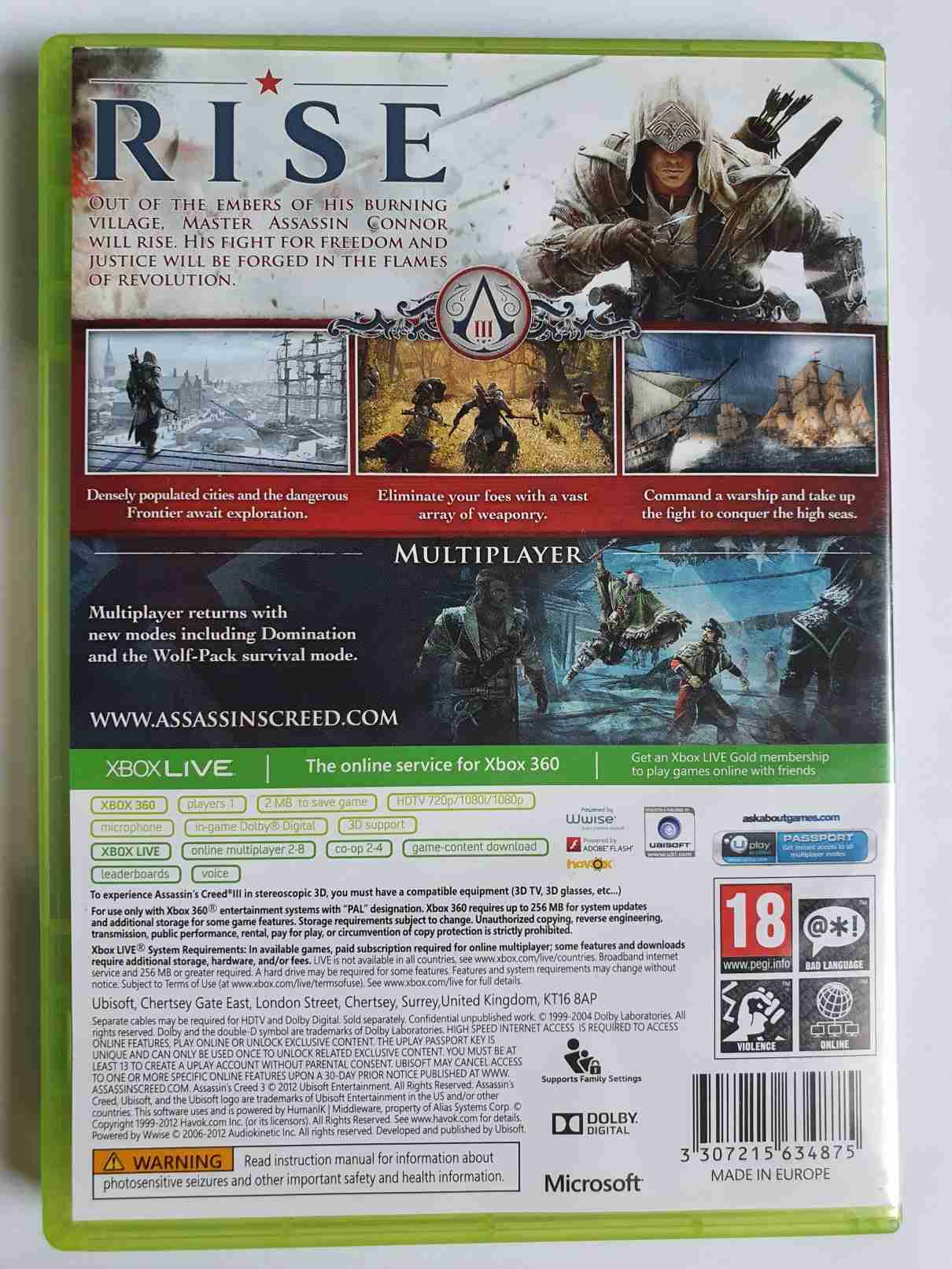 ASSASSIN,S CREED III-EN-