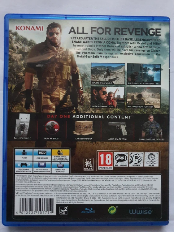 METAL GEAR SOLID V - THE PHANTOM PAIN -EN-