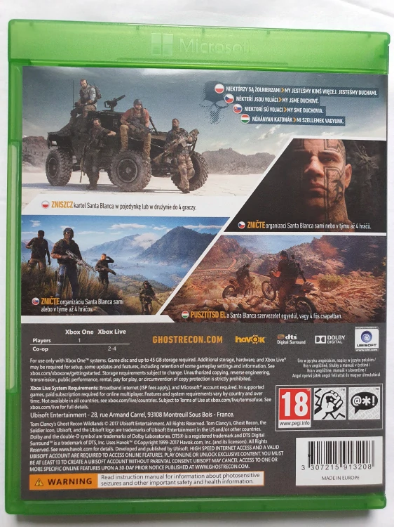 TOM CLANCY,S GHOST RECON WILDLANDS -EN- CZ TITULKY