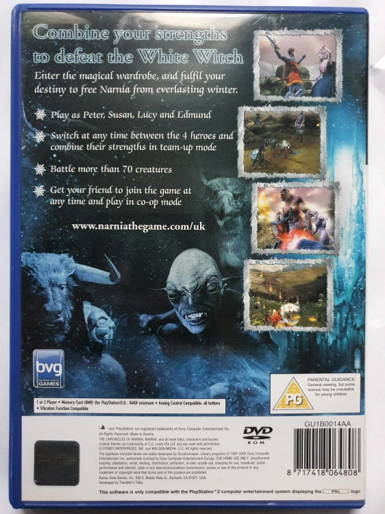 THE CHRONICLES OF NARNIA - THE LION, THE WITCH AND THE WARDROBE -EN-