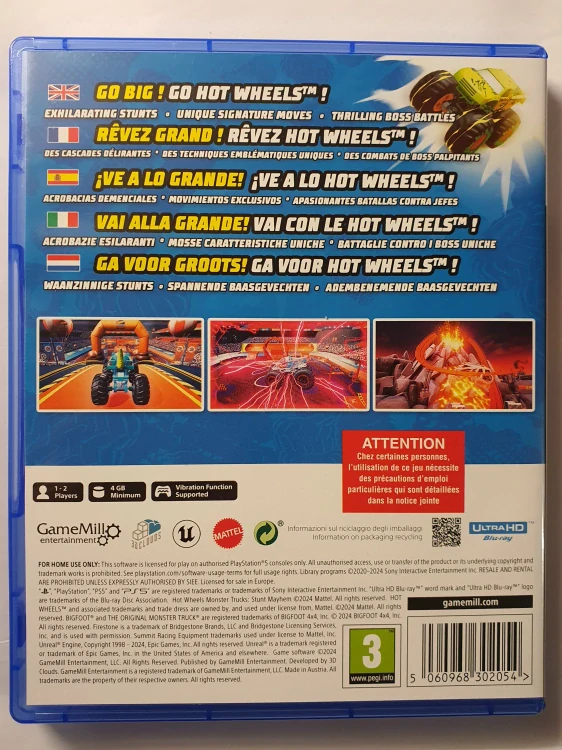 HOT WHEELS MONSTER TRUCK STUNT MAYHEM -EN-