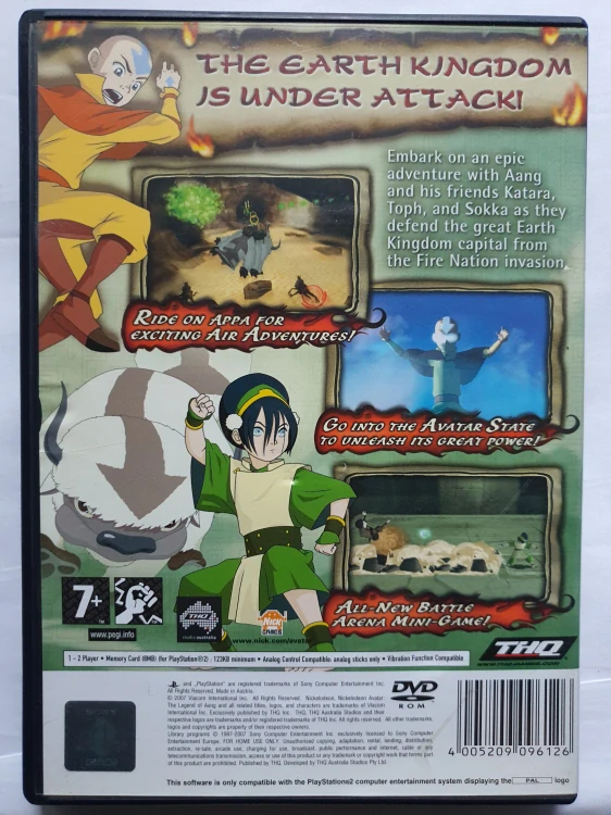 AVATAR - THE LEGENDS OF AANG - THE BURNING EARTH -EN-