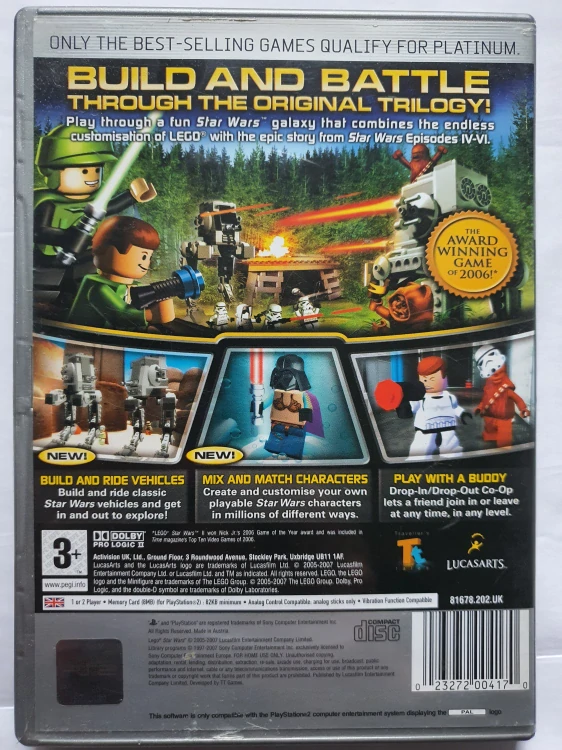 LEGO STAR WARS 2 THE ORIGINAL TRILOGY  -EN- PLATINUM 