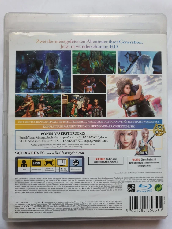 FINAL FANTASY X-X2 HD REMASTER -DE-