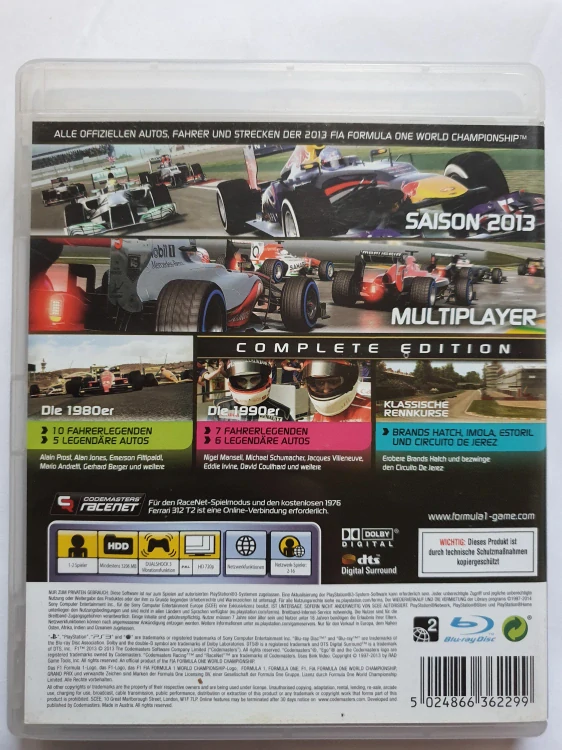 FORMULA 1 2013 COMPLETE EDITION -DE-