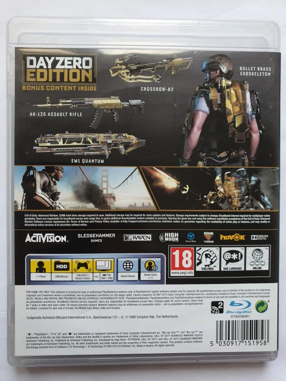 CALL OF DUTY ADVANCED WARFARE DAY ZERO EDITION -EN-