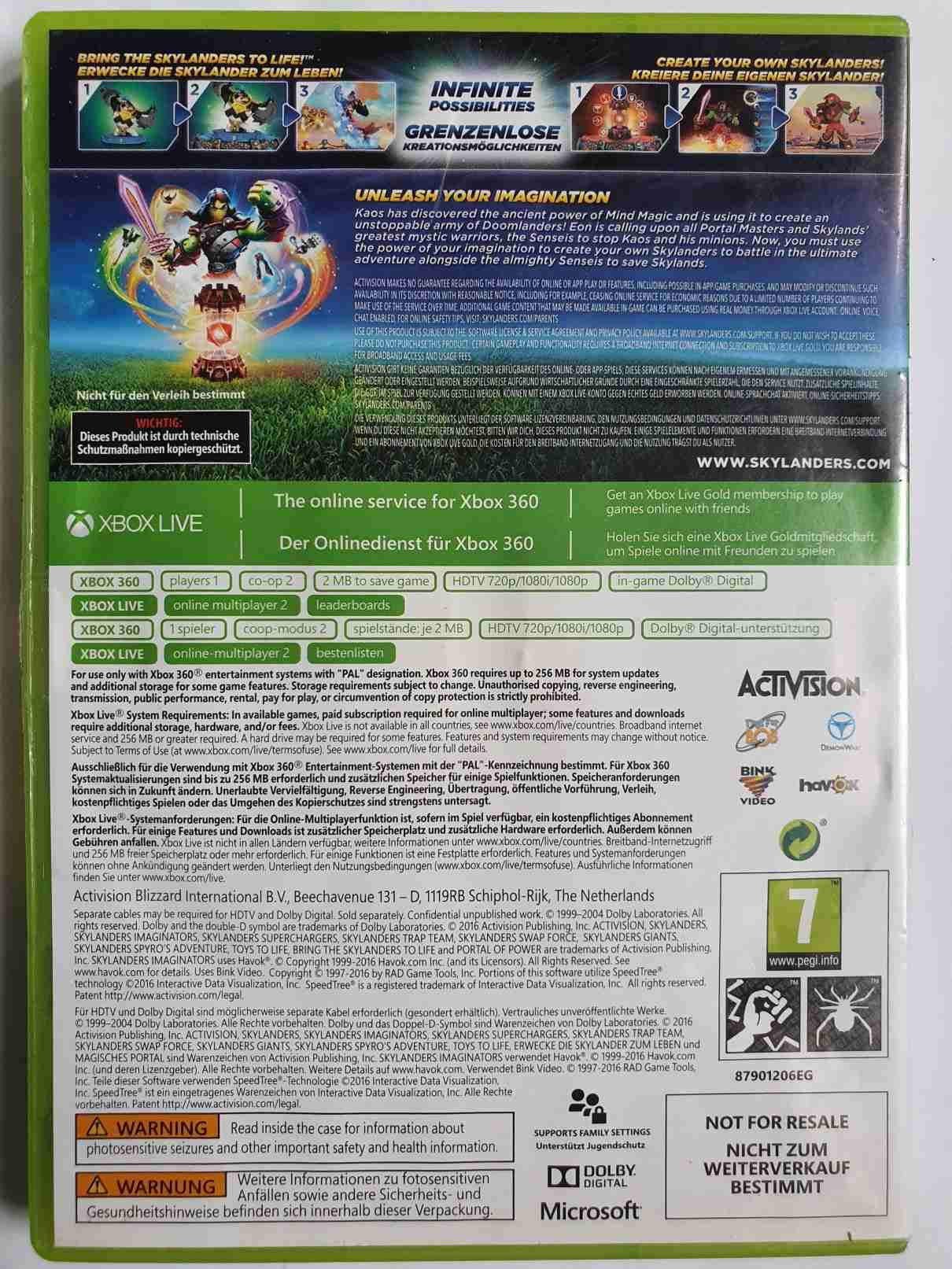 SKYLANDERS IMAGINATORS-DE-