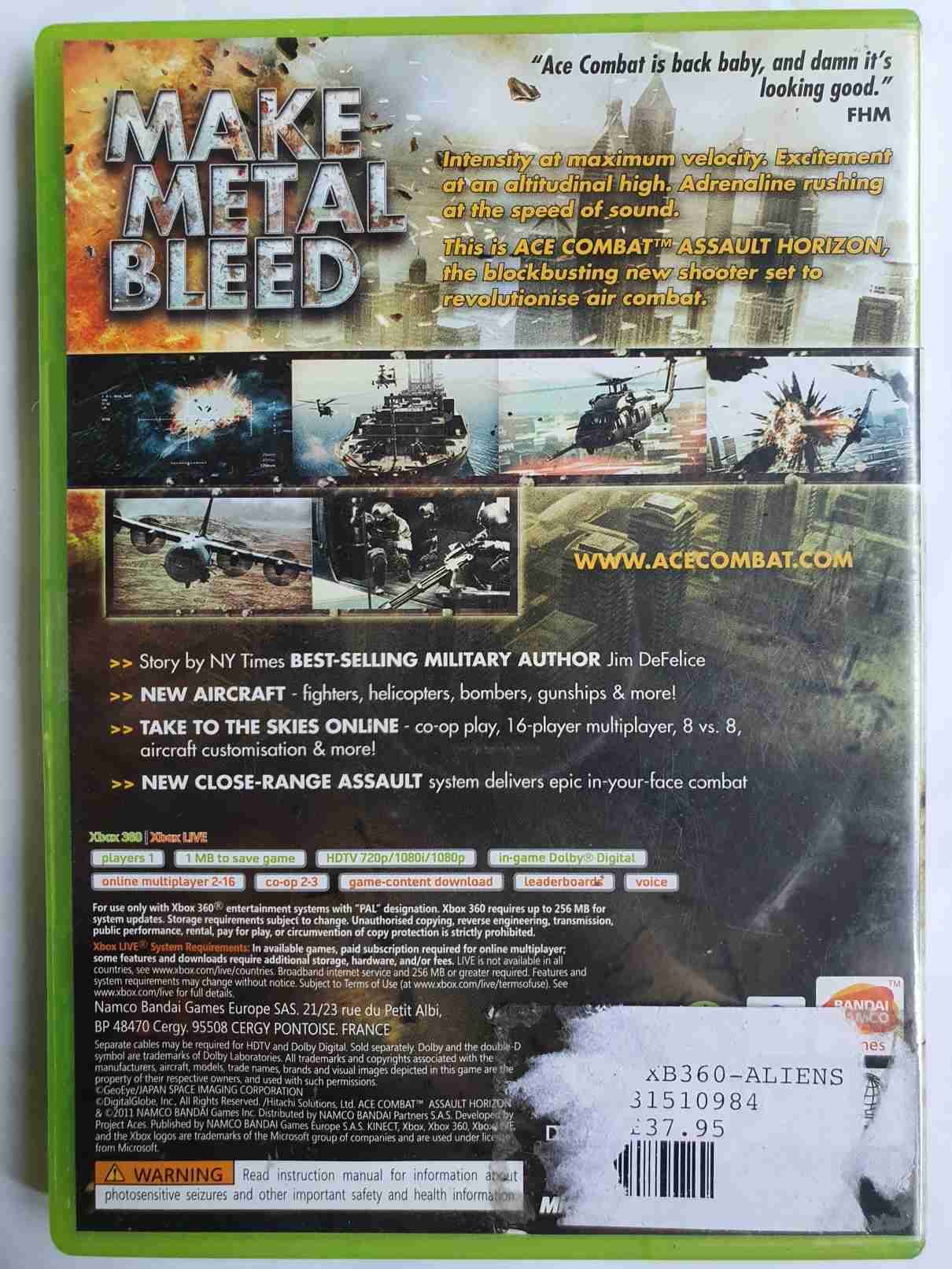 ACE COMBAT- ASSAULT HORIZON-EN- 