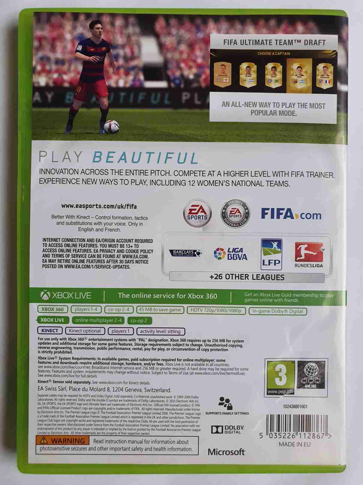 FIFA 16 -KINECT-
