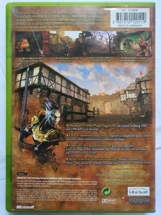 THE ELDER SCROLLS 3 MORROWIND -EN-