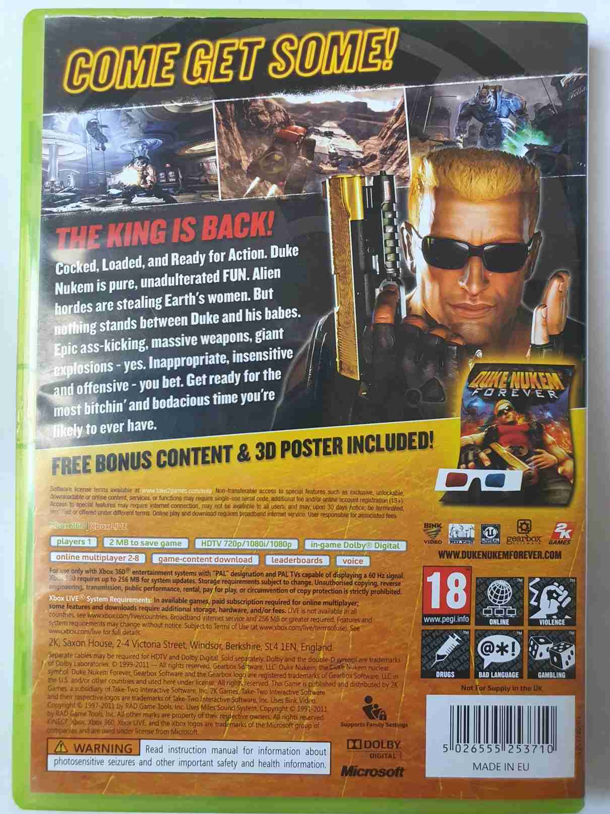 DUKE NUKEM FOREVER -EN-