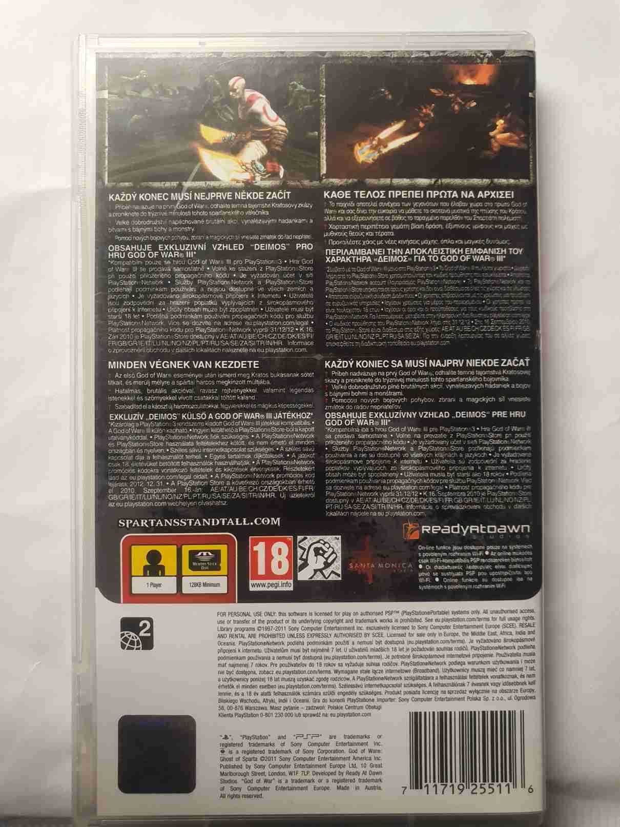 GOD OF WAR GHOST OF SPARTA-EN-ESSENTIALS