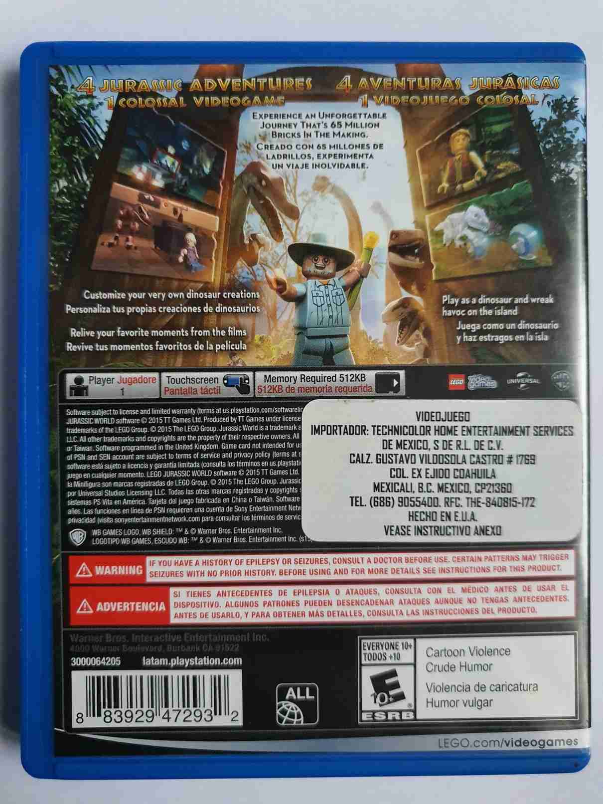 LEGO-JURASSIC WORLD -EN-