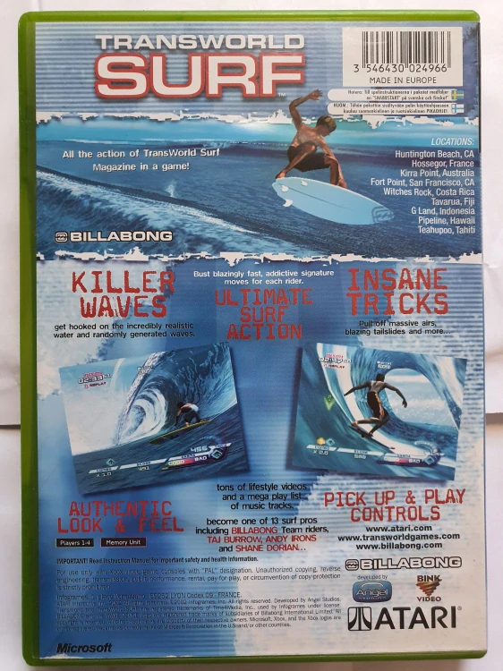 TRANSWORLD SURF -EN-