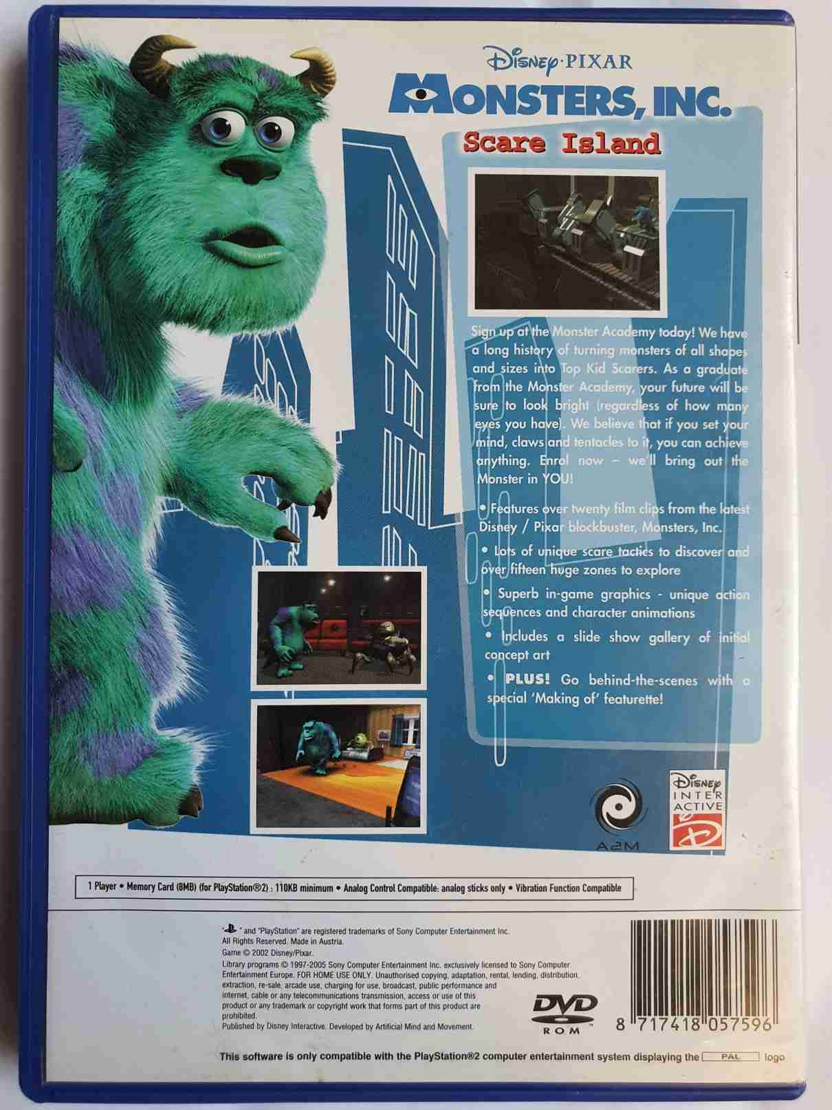 MONSTERS INC-SCARE ISLAND-EN-