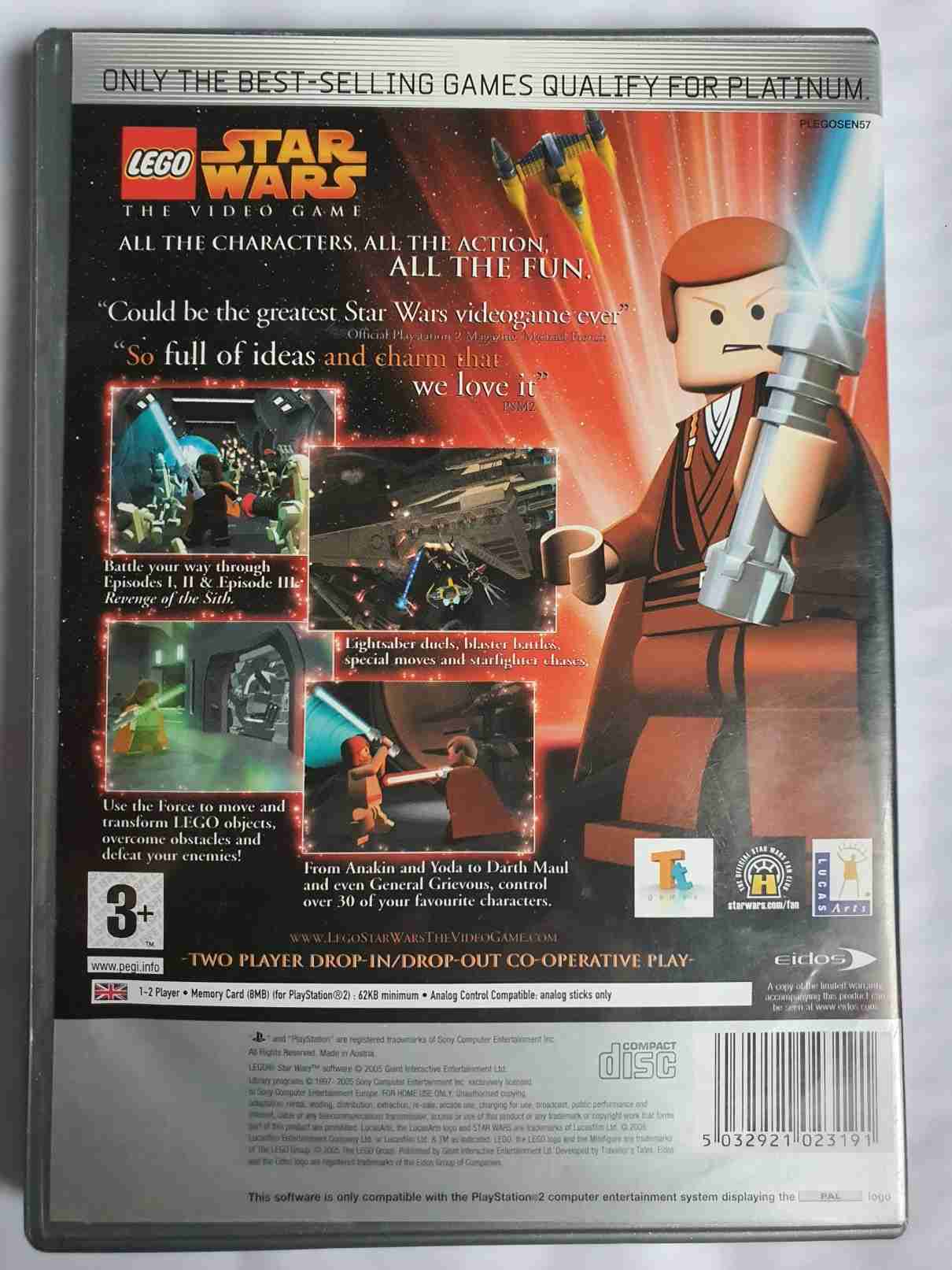 LEGO STAR WARS THE VIDEO GAME -EN-PLATINUM-