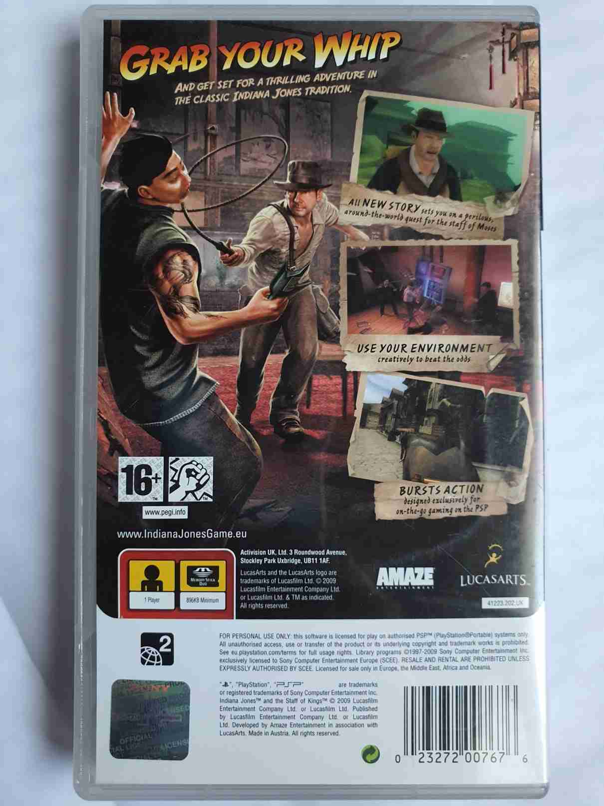 INDIANA JONES AND THE STAFF OF KINGS-EN-