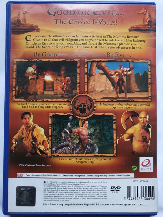 THE MUMMY RETURNS -EN-