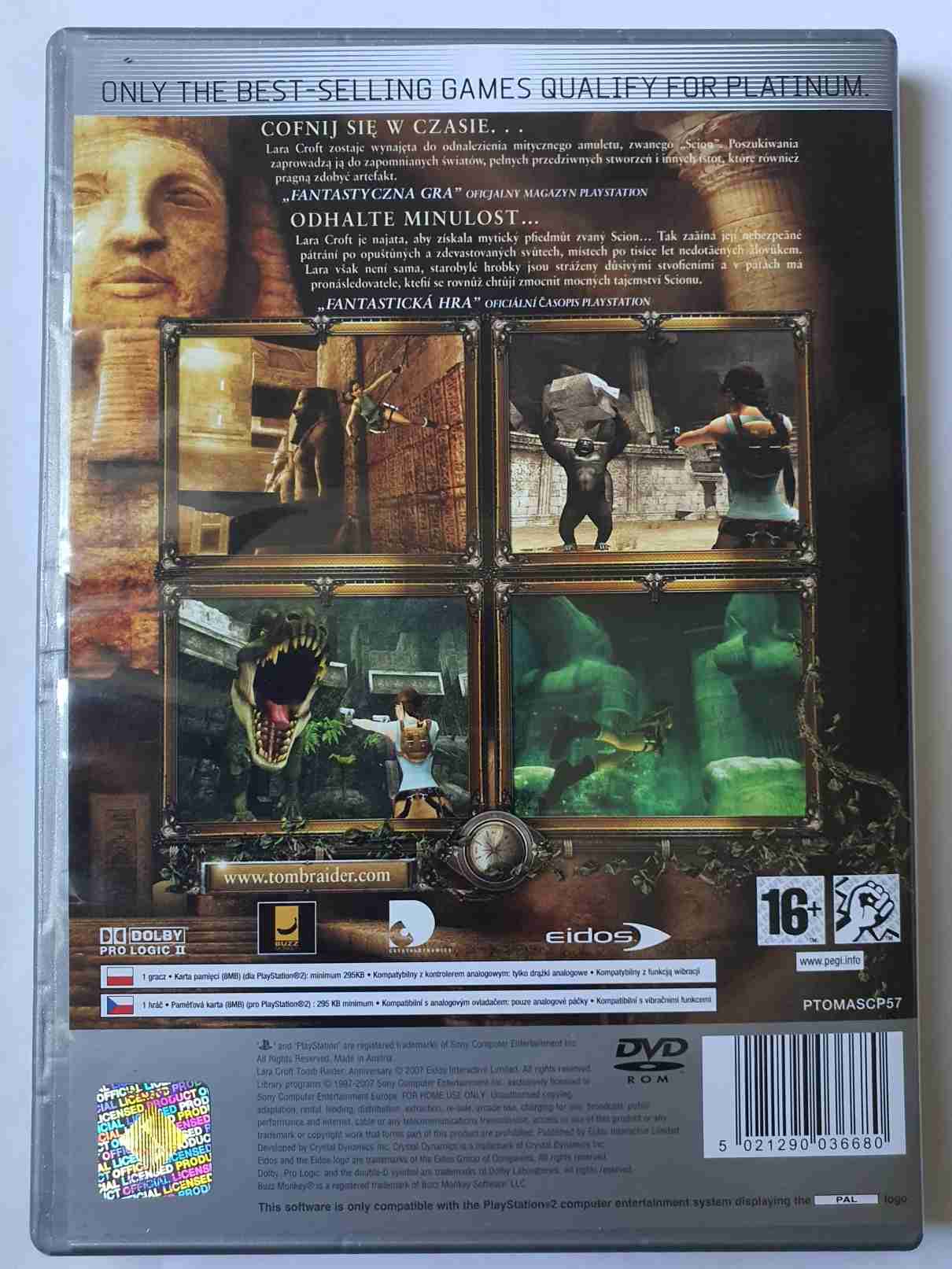LARA CROFT TOMB RAIDER-ANNIVERSARY -EN-CZ- PLATINUM  