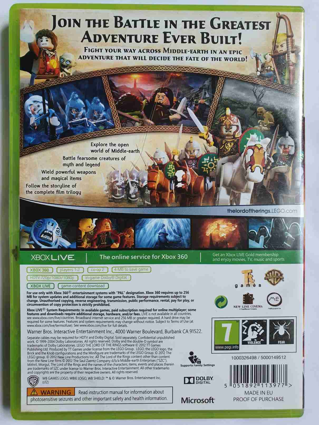 LEGO THE LORD OF THE RINGS-EN-