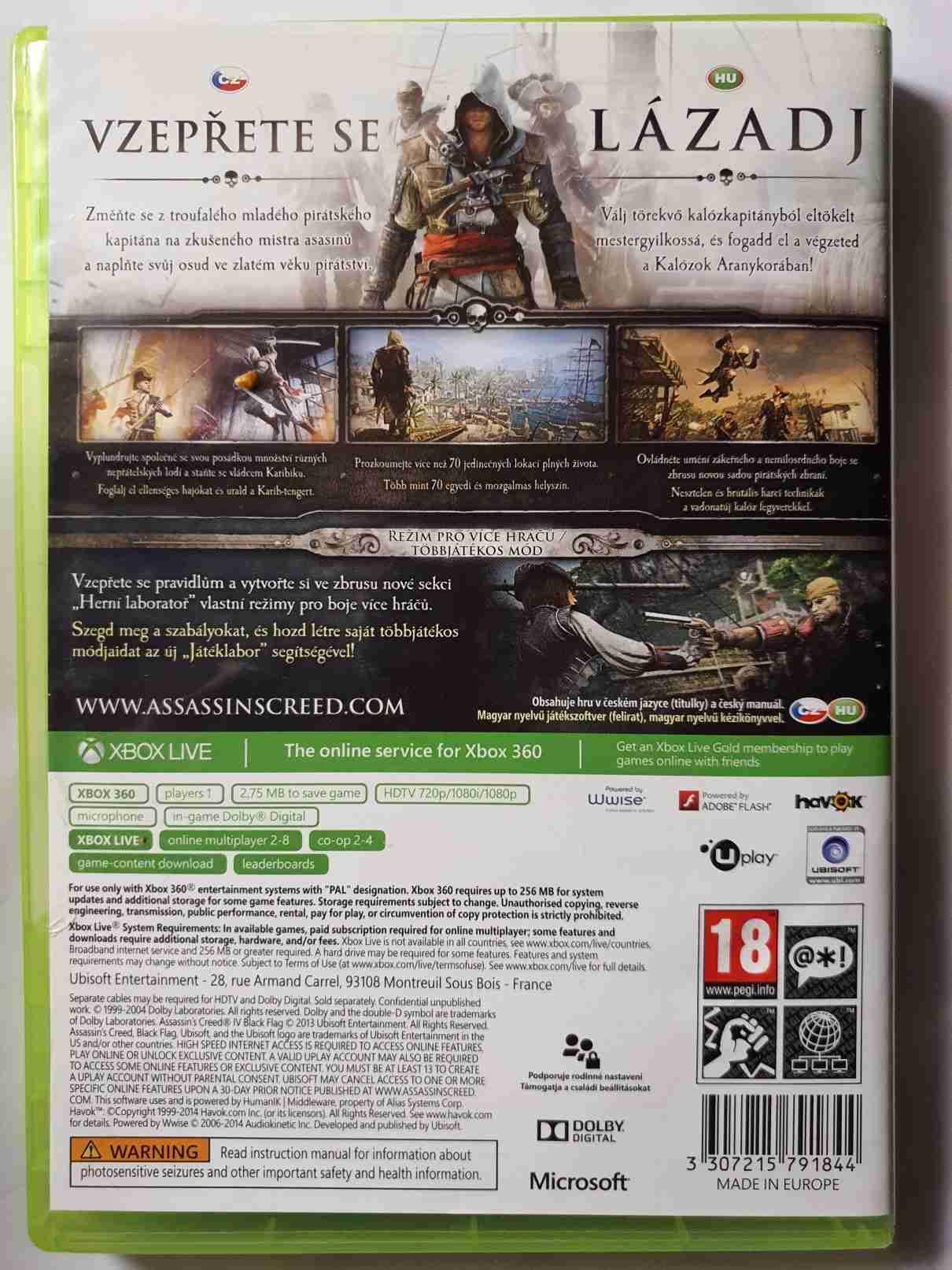 ASSASSINS CREED IV-BLACK FLAG -CZ-