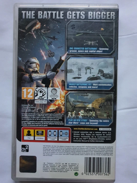 STAR WARS BATTLEFRONT - ELITE SQUADRON -EN-