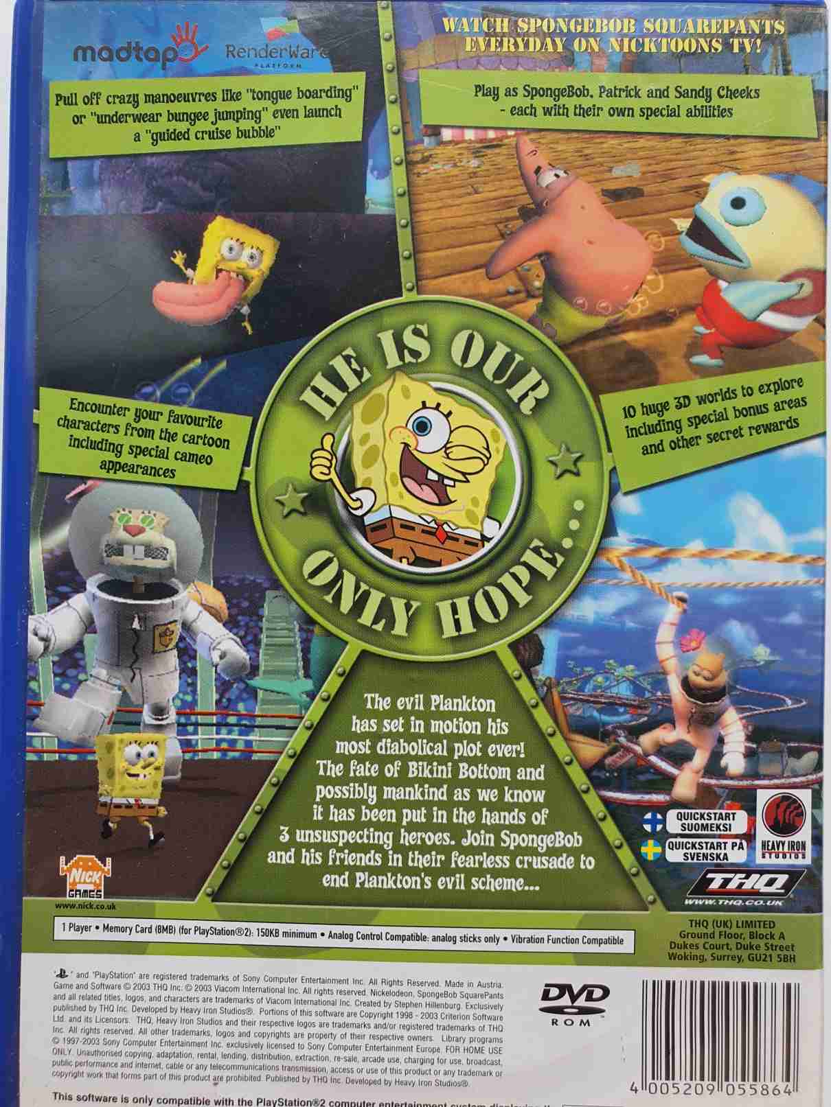 SPONGEBOB SQUAREPANTS -BATTLE FOR BIKINI BOTTOM -EN-