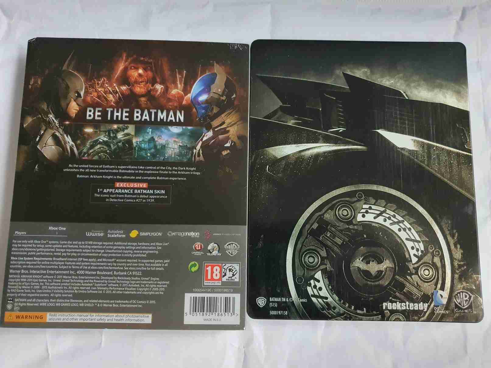 STEELBOOK-BATMAN ARKHAM KNIGHT-SPECIAL EDITION