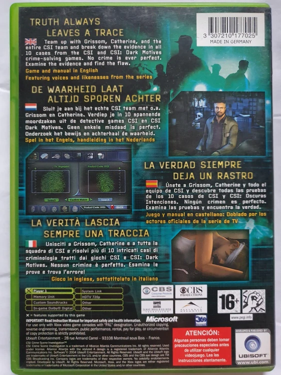 CSI - CRIME SCENE INVESTIGATION -EN-