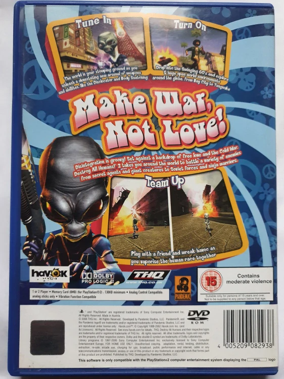 DESTROY ALL HUMANS 2 -EN-