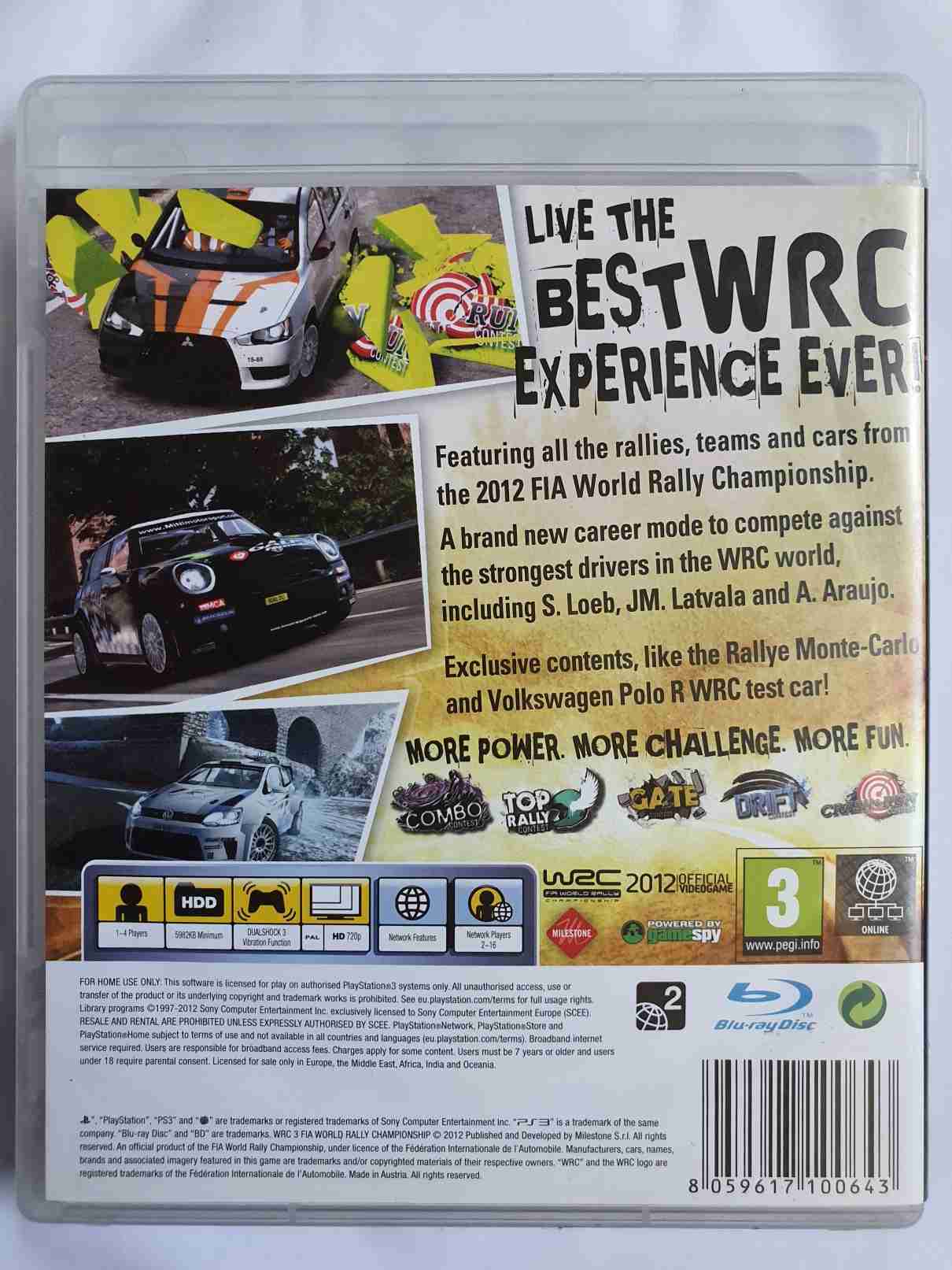 WRC FIA WORLD RALLY CHAPIONSHIP 3-EN- 
