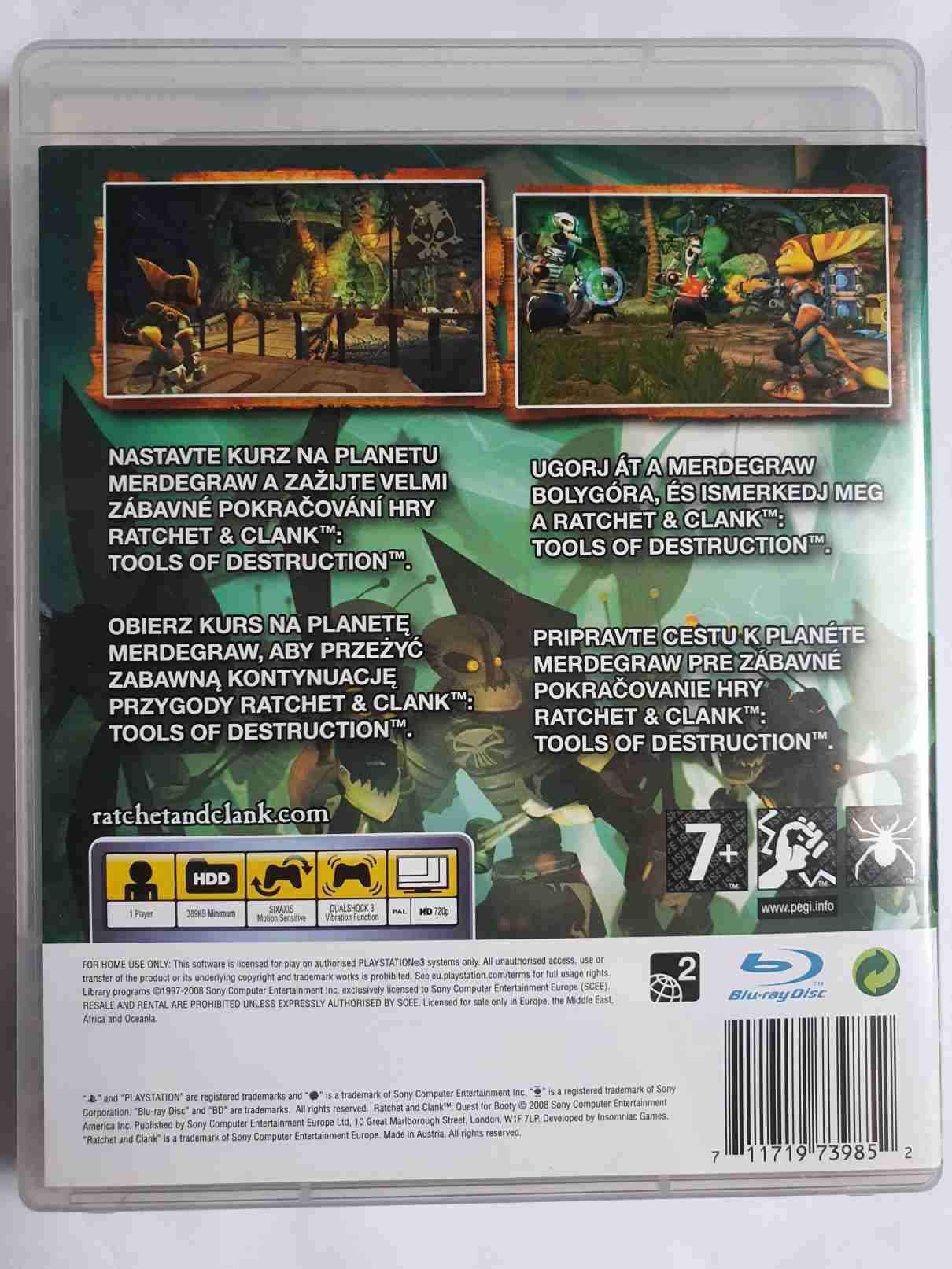 RATCHET AND CLANK -QUEST FOR BOOTY-EN-CZ