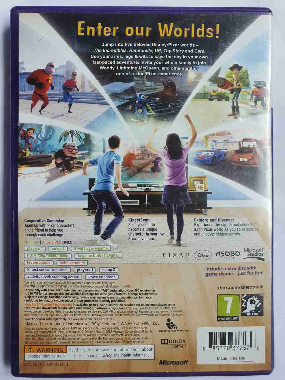 KINECT RUSH-DISNEY PIXAR ADVENTURE-EN--