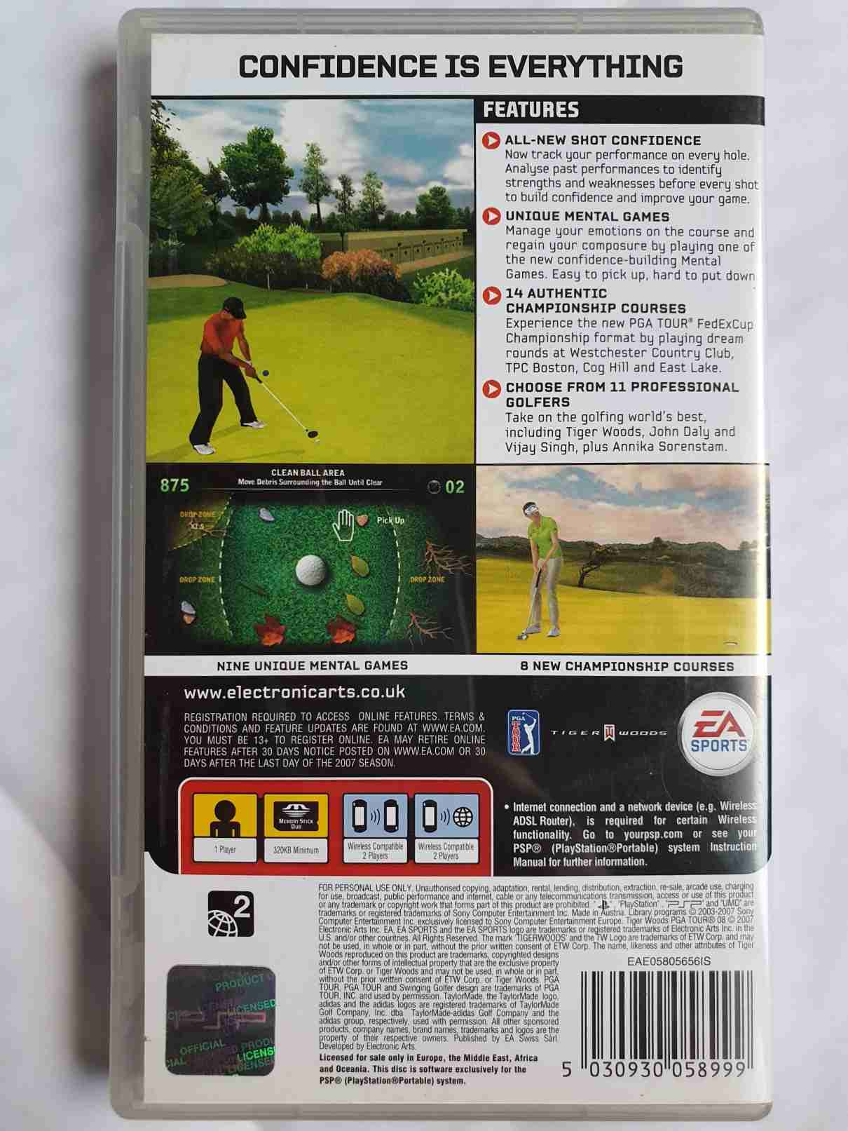 TIGER WOODS PGA TOUR 08-EN-