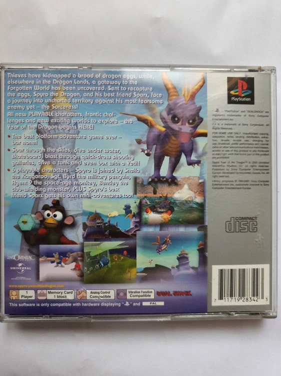 Spyro - Year of the Dragon-EN-PLATINUM-