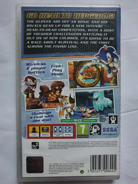 SONIC RIVALS 2 -EN-