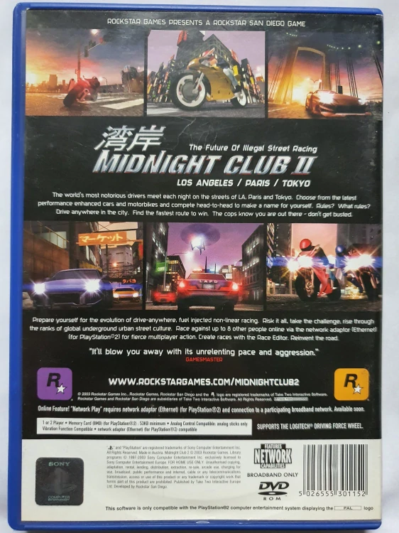 MIDNIGHT CLUB  2 -EN-