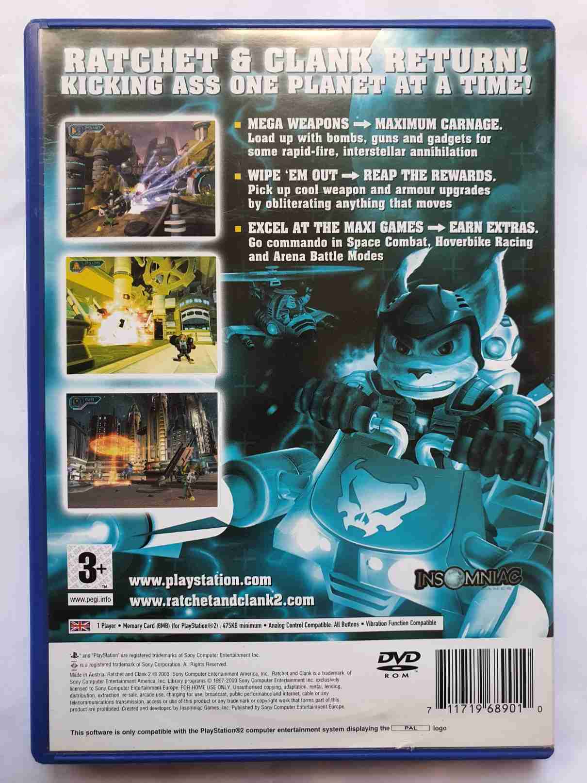 NRATCHET AND CLANK 2 LOCKED AND LOADED -EN-