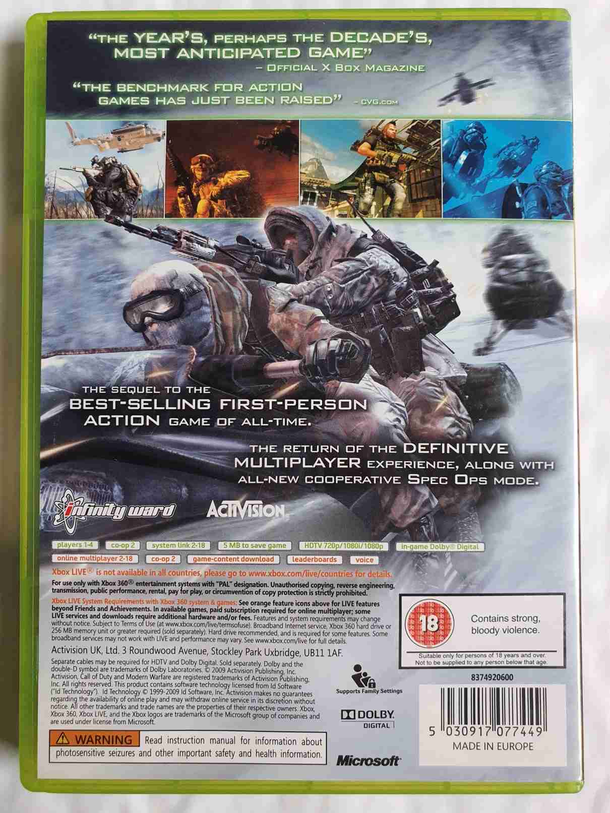 CALL OF DUTY -MODERN WARFARE 2-EN-