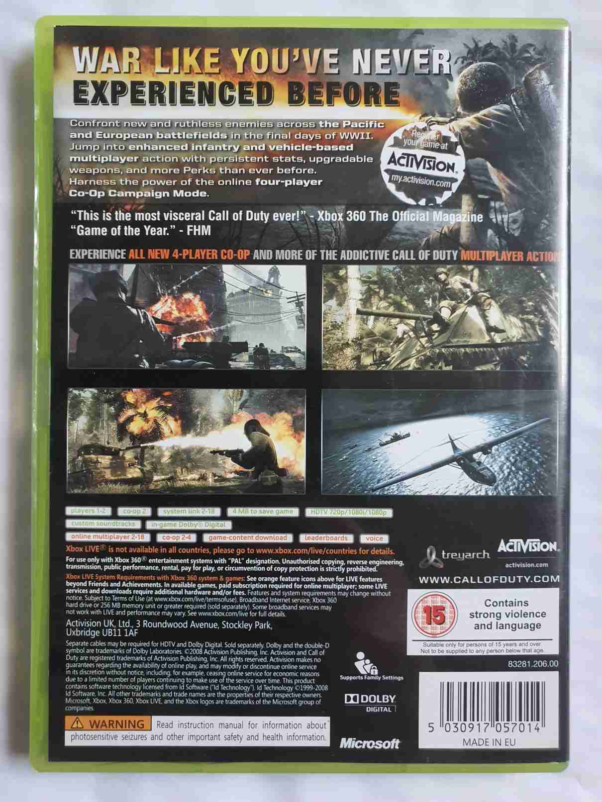 CALL OF DUTY WORLD AT WAR -EN-