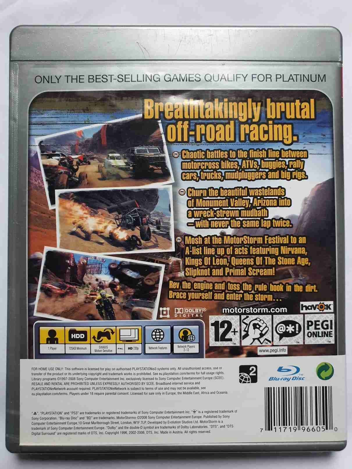 MOTORSTORM - EN - PLATINUM