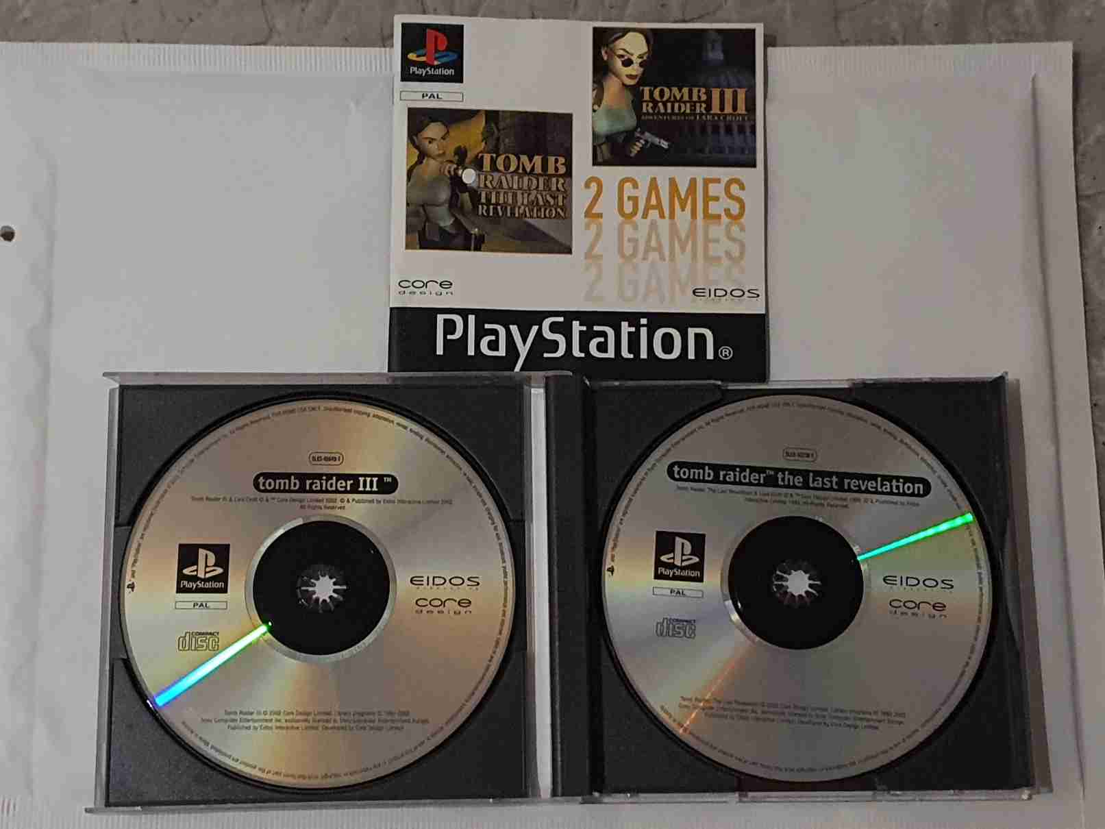 TOMB RAIDER 3 + TOMB RAIDER - THE LAST REVELATION -EN-