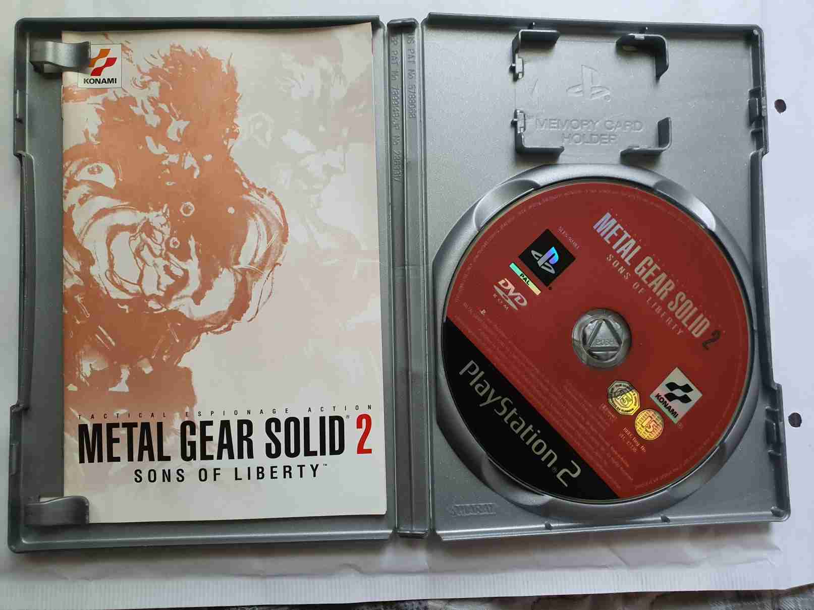 METAL GEAR SOLID 2 SONS OF LIBERTY -EN-PLATINUM 