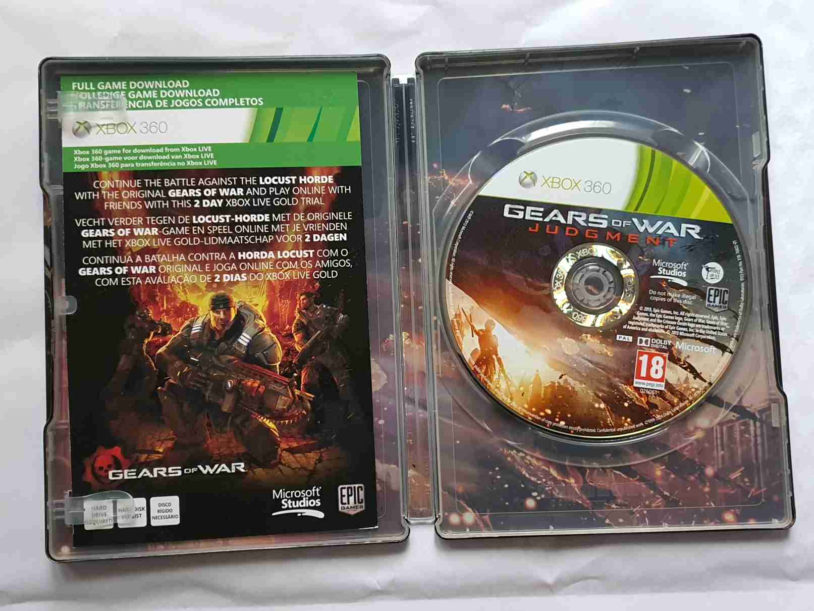 GEARS OF WAR JUDGMENT STEELBOOK EDITION -EN-