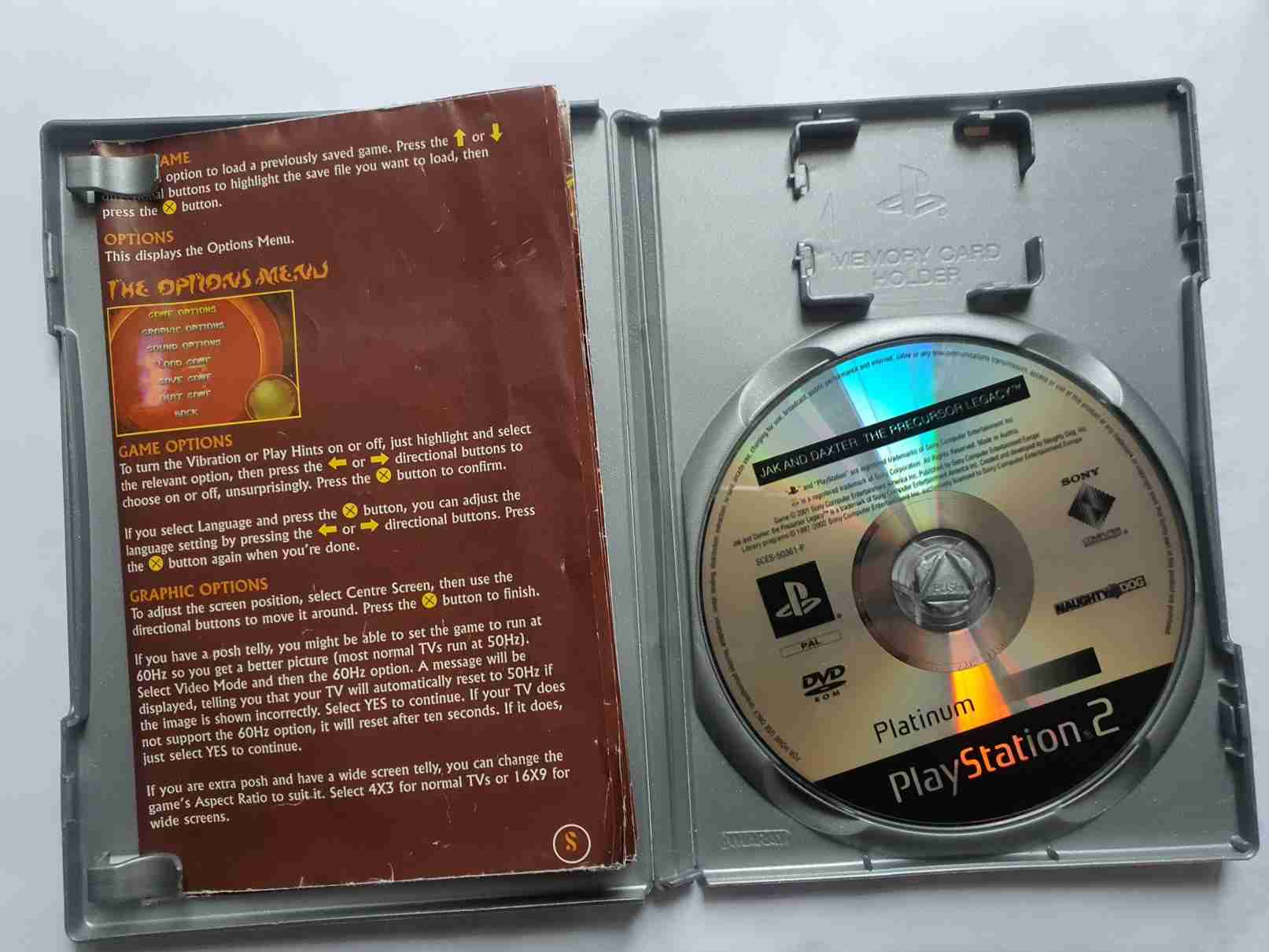 JAK AND DAXTER THE PRECURSOR LEGACY -EN- PLATINUM